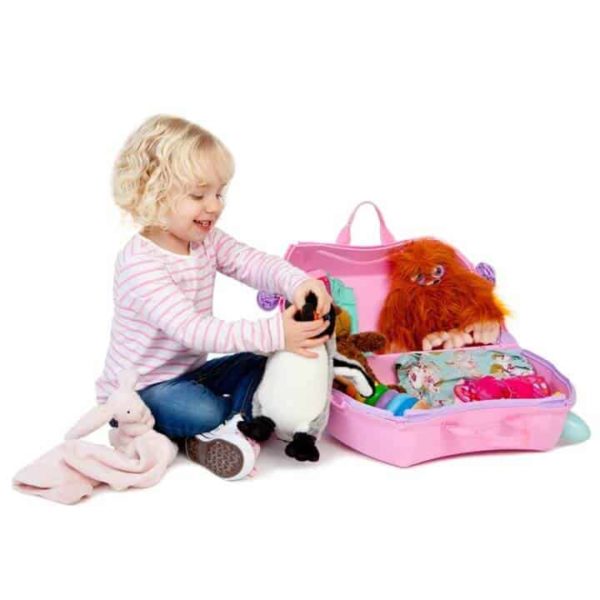 Trunki Çocuk Bavulu - Açık Pembe Rosie