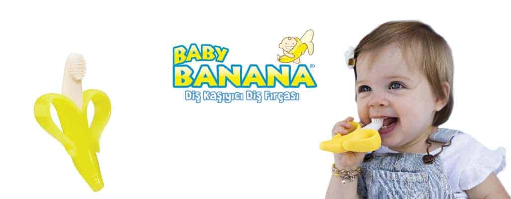 Baby Banana Diş Kaşıyıcı Diş Fırçası Muz