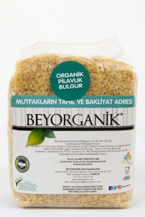 Beyorganik Organik Pilavlık Bulgur 500 Gr