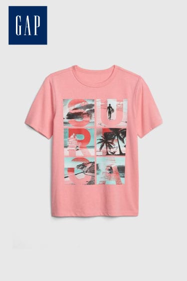 gap erkek çocuk grafik kısa kollu t shirt