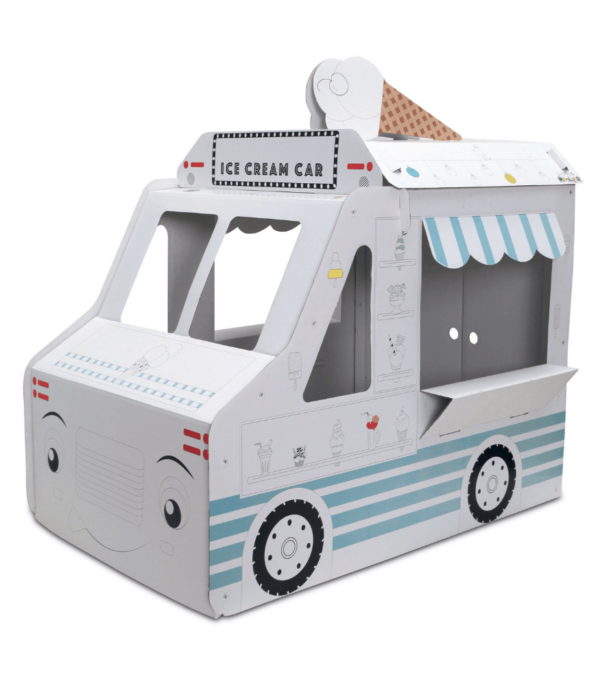 Little Maker Boyanabilir Maket Ice Cream Car