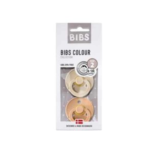 Bibs İkili Kauçuk Emzik Vanilla Peach 2