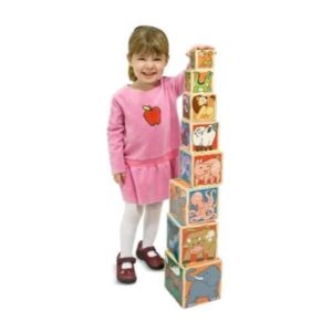 Melissa & Doug Ahşap Diz Oyna Kule Hayvanlar