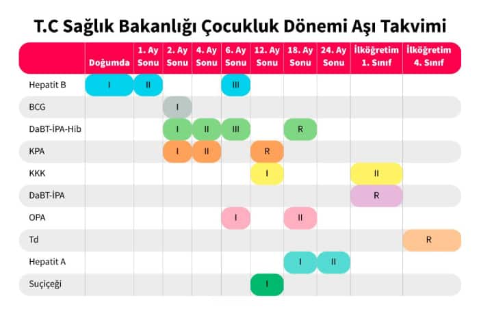 11 Aylık Bebek Aşıları