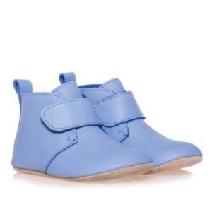 Merli&Rose Deri Cırtlı Bebek Bot Ayakkabı (Açık Mavi) 2