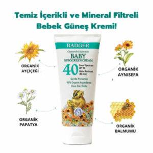 Badger Bebek Güneş Kremi SPF40